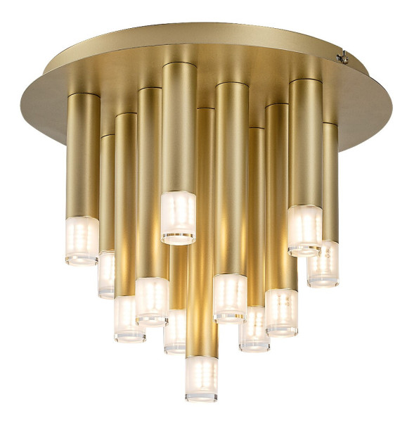 Lampa sufitowa złoto-przezroczysty RAMIRA 13xG9x5W wym: 30x34x34 cm Rabalux 821565