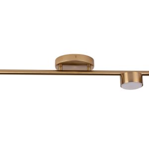 Lampa sufitowa złoty szczotkowany PUNTO 3xGX53x12W wym: 10x72x14 cm Sigma 860256 Lampa sufitowa złoty szczotkowany PUNTO 3xGX53x12W wym: 10x72x14 cm Sigma 860256