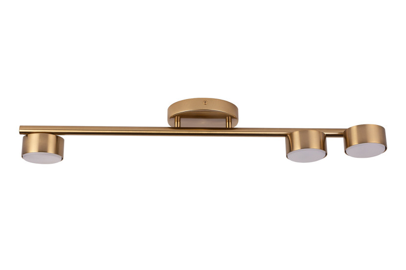 Lampa sufitowa złoty szczotkowany PUNTO 3xGX53x12W wym: 10x72x14 cm Sigma 860256