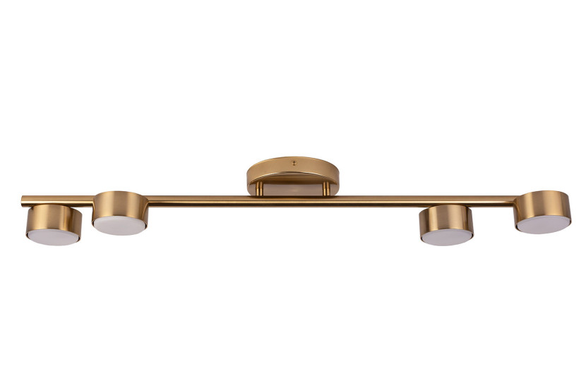 Lampa sufitowa złoty szczotkowany PUNTO 4xGX53x12W wym: 10x81x14 cm Sigma 859251