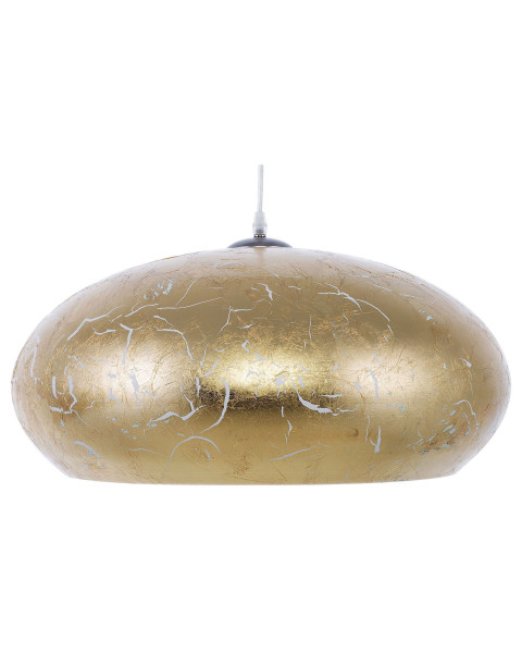 Lampa sufitowa żyrandol metalowa złota 60738