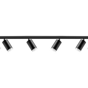 Lampa sufitowo-ścienna Turyn 6-punktowy spot aluminiowy czarny 205179 Lampa sufitowo-ścienna Turyn 6-punktowy spot aluminiowy czarny 205179