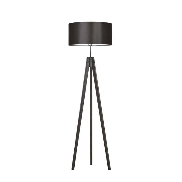 Lampa tripod abażur Heban/ Brązowy 1002368
