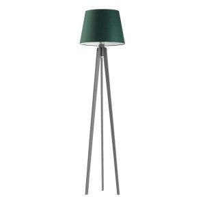 Lampa trójnóg drewniana CURACAO Popielaty/ Zieleń Butelkowa 922273