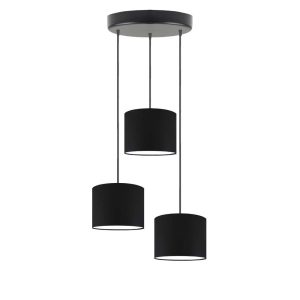 Lampa trzypunktowa loft PUEBLO Czarny/ Czarny 963808 Lampa trzypunktowa loft PUEBLO Czarny/ Czarny 963808