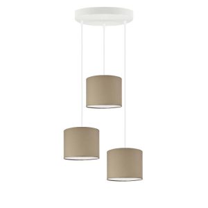 Lampa trzypunktowa sufitowa PUEBLO Biały/ Beżowy 961077 Lampa trzypunktowa sufitowa PUEBLO Biały/ Beżowy 961077