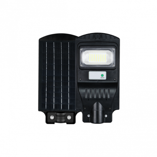Lampa uliczna solarna z czujnikiem LED 30W neutralna barwa 650lm Ecolight 1020182