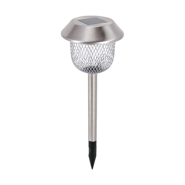 Lampa wbijana solarna TULIP chromowany LED 1x0.06W 1lm IP44 Struhm 915634