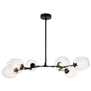 LAMPA WISZĄCA 130cm MODERN ORCHID-6 czarna 217460 LAMPA WISZĄCA 130cm MODERN ORCHID-6 czarna 217460