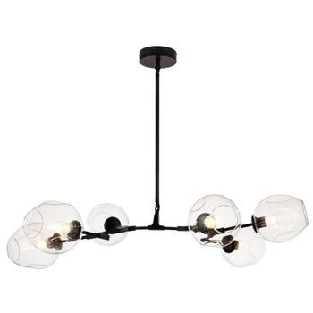 LAMPA WISZĄCA 130cm MODERN ORCHID-6 czarna 217460