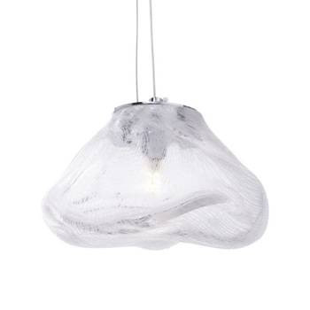 LAMPA WISZĄCA 20cm szklany klosz ICY transparentna 212564