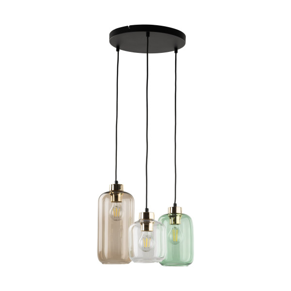 Lampa Wisząca 3 Koło Marco Green Tk Lighting 433650