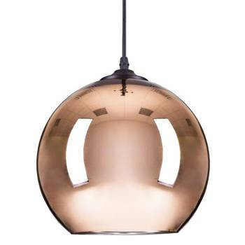 LAMPA WISZĄCA 40cm miedziana MIRROR GLOW - L 234653