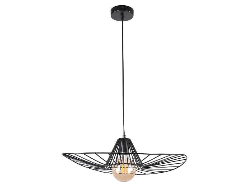 Lampa wisząca Abano metalowa czarna 194506