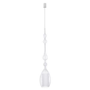 Lampa wisząca Abi stalowa biała 44936 Lampa wisząca Abi stalowa biała 44936