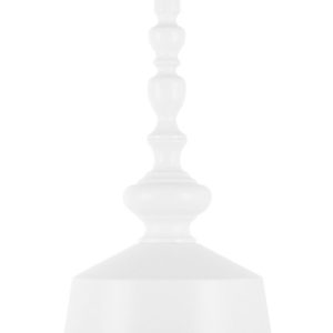 Lampa wisząca abstrakcyjny kształt biała 60668 Lampa wisząca abstrakcyjny kształt biała 60668
