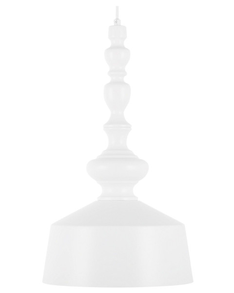 Lampa wisząca abstrakcyjny kształt biała 60668