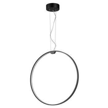 Lampa wisząca ACIRCULO led czarna 60 cm 210820