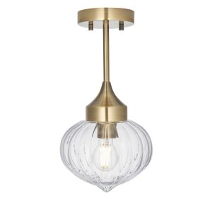 Lampa wisząca ADDINGTON antyczna mosiężna 1xE27x20W IP20 Endon 1030184 Lampa wisząca ADDINGTON antyczna mosiężna 1xE27x20W IP20 Endon 1030184