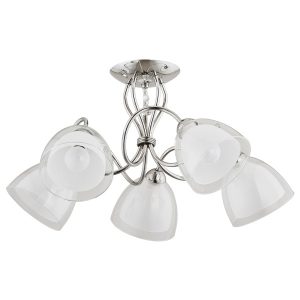Lampa wisząca ADELINA spięte ramiona chromowana-srebrna 5xE14x10W IP20 Alfa 1019612 Lampa wisząca ADELINA spięte ramiona chromowana-srebrna 5xE14x10W IP20 Alfa 1019612