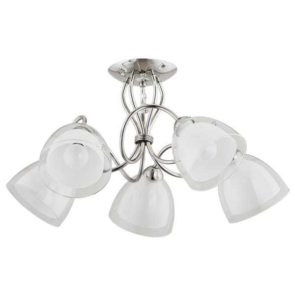 Lampa wisząca ADELINA spięte ramiona chromowana-srebrna 5xE14x10W IP20 Alfa 1019612