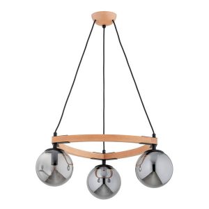 Lampa wisząca ADINA czarna i jasne drewno 3xE14x10W IP20 Alfa 1019100 Lampa wisząca ADINA czarna i jasne drewno 3xE14x10W IP20 Alfa 1019100