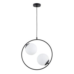 Lampa wisząca ADINO czarna 2xE14x10W wym:85x15x38,5cm IP20 Alfa 1019216