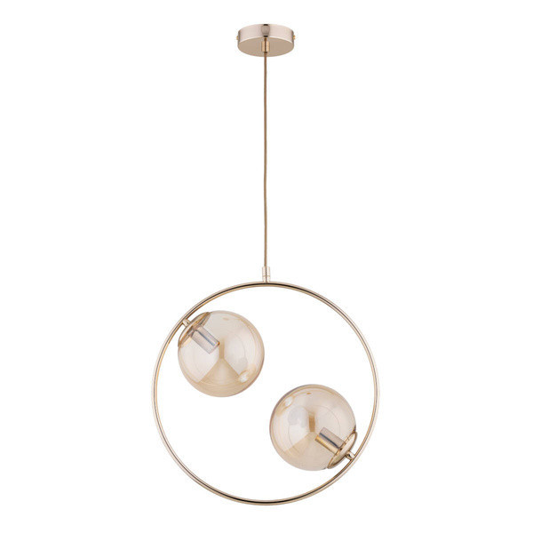 Lampa wisząca ADINO złota 2xE14x10W wym:85x15x38,5cm IP20 Alfa 1019011
