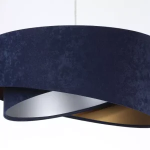 Lampa wisząca AGAU granatowa 432637