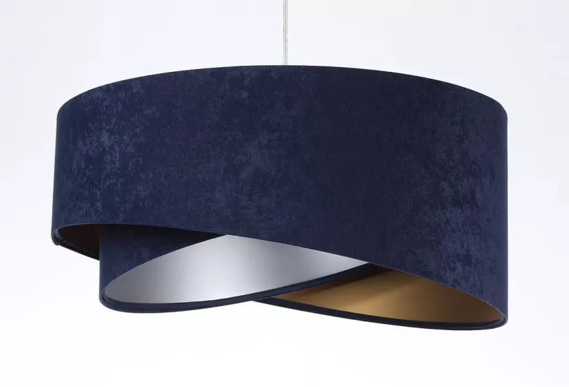 Lampa wisząca AGAU granatowa 432637