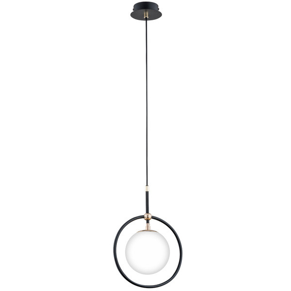 Lampa wisząca AKIRA czarna-stare złoto 1xE14x10W wym:90x24x24cm IP20 Alfa 1018937