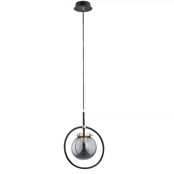 Lampa wisząca AKIRA czarno-złota 1xE27x15W wym:90x24x24cm IP20 Alfa 1019099
