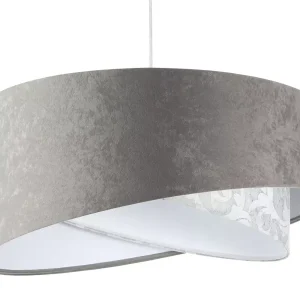 Lampa wisząca ALBIT szara/biała 391147 Lampa wisząca ALBIT szara/biała 391147