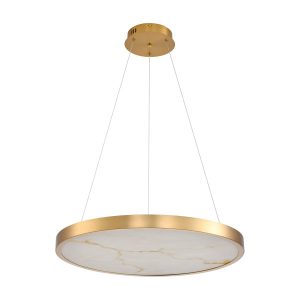 Lampa wisząca ALCHEMY LED złoty alabaster 60 cm 608735 Lampa wisząca ALCHEMY LED złoty alabaster 60 cm 608735
