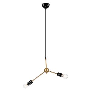 Lampa wisząca Aldeva 2-punktowa stalowa złota 54724 Lampa wisząca Aldeva 2-punktowa stalowa złota 54724