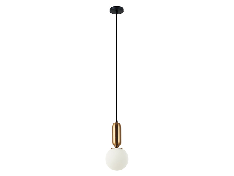 Lampa wisząca Aldeva szklana biała 47956