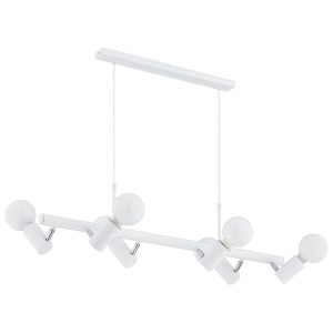 Lampa wisząca ALDO stick biała 6xE27x15W wym:70x98x30cm IP20 Alfa 1025543 Lampa wisząca ALDO stick biała 6xE27x15W wym:70x98x30cm IP20 Alfa 1025543