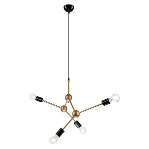 Lampa wisząca Alessia 4-punktowa stalowa złota 54728 Lampa wisząca Alessia 4-punktowa stalowa złota 54728
