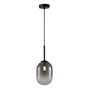 Lampa wisząca ALIAS czarny-szary szkło metal E14 133 cm 1072040 Lampa wisząca ALIAS czarny-szary szkło metal E14 133 cm 1072040
