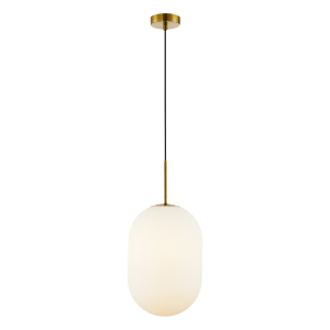 Lampa wisząca ALIAS złoty-czarny-biały metal szkło E14 164 cm 1071999 Lampa wisząca ALIAS złoty-czarny-biały metal szkło E14 164 cm 1071999