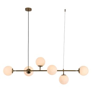 Lampa wisząca Alisa 6-punktowa metalowa biała 39265 Lampa wisząca Alisa 6-punktowa metalowa biała 39265