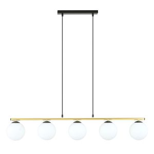 Lampa Wisząca Allora 5 Bl Opal 751894