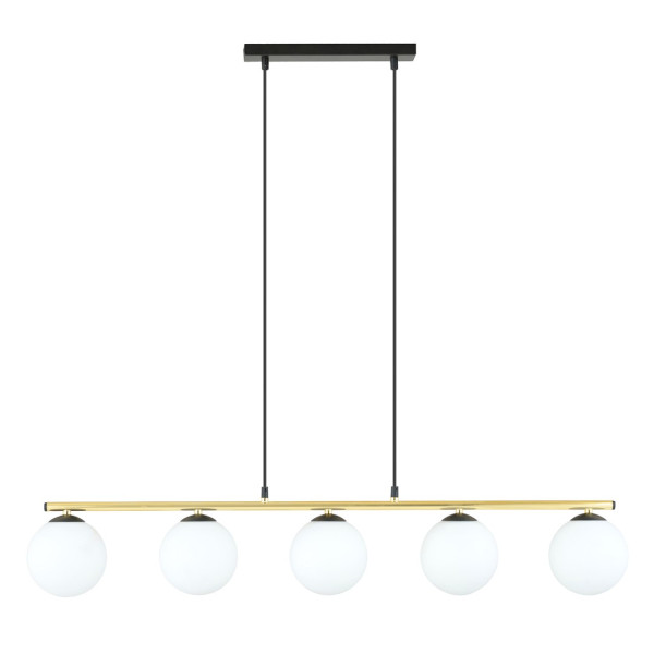 Lampa Wisząca Allora 5 Bl Opal 751894