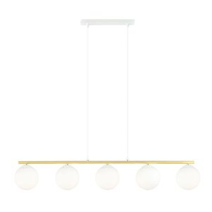 Lampa Wisząca Allora 5 Wh Opal 751891