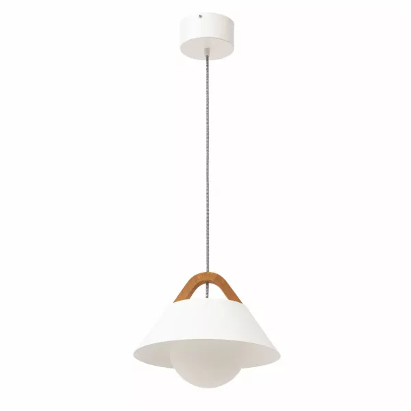 Lampa wisząca ALMITARA I biała 153120
