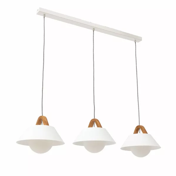 Lampa wisząca ALMITARA III biała 153317