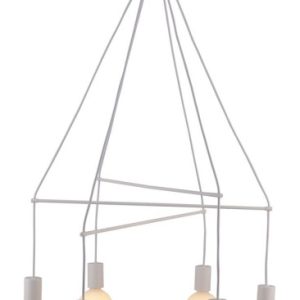Lampa wisząca ALTO 6x40w e27 biały matowy 836797