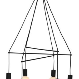 Lampa wisząca ALTO 6x40w e27 czarny matowy 836798