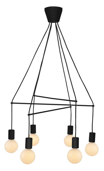 Lampa wisząca ALTO 6x40w e27 czarny matowy 836798