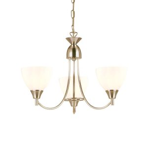 Lampa wisząca ALTON chromowana satynowa 3xE14x15W IP20 Endon 1025510